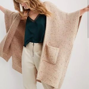 Aerie Ribbed Sweater Cape